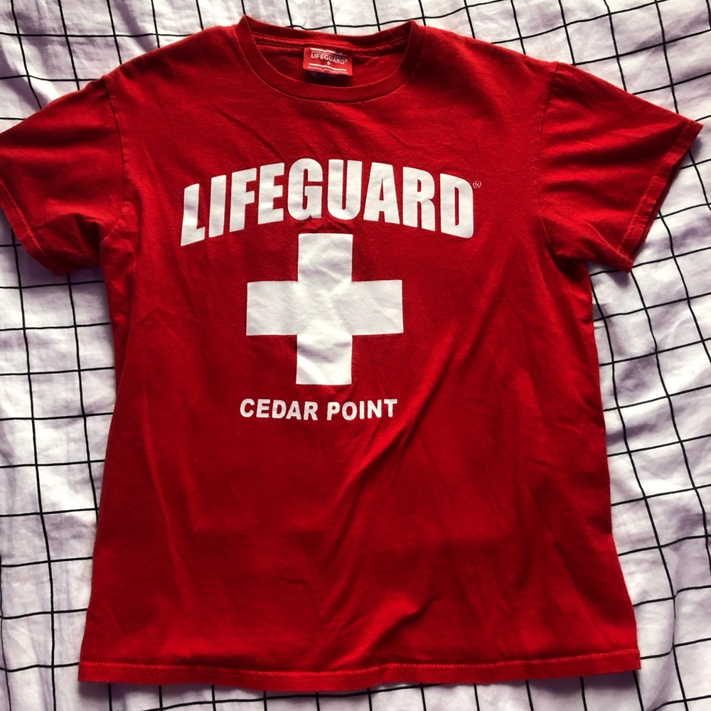 cedar point lifeguard shirt